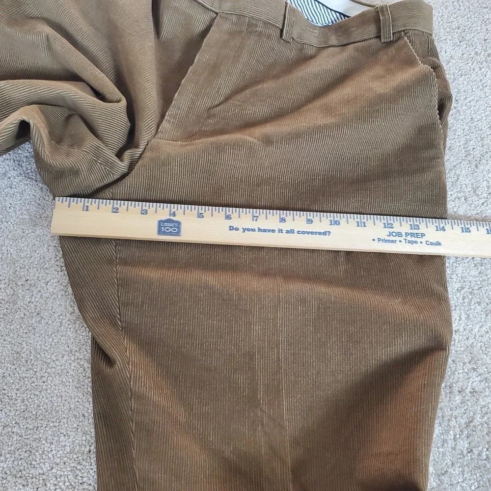 Lauren Ralph Lauren Men's Tan Corduroy Pants Tagged 38X29 Actually Measure 39X29